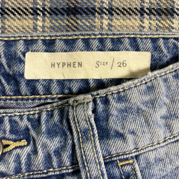 Anthropologie Pilcro Hyphen Jeans Raw Hem Cropped 29 - Picture 4 of 10